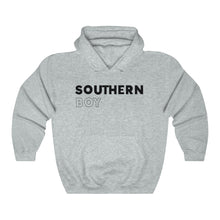 Load image into Gallery viewer, Southern Boy Black Hooded Sweatshirt