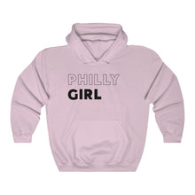 Load image into Gallery viewer, Philly Girl Black Hooded Sweatshirt