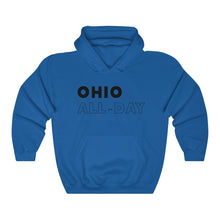Load image into Gallery viewer, Ohio All-Day Black Hooded Sweatshirt