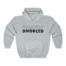 Load image into Gallery viewer, Recently Divorced Black Hooded Sweatshirt