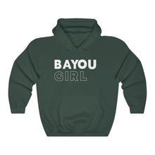 Load image into Gallery viewer, Bayou Girl White Hooded Sweatshirt