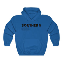 Load image into Gallery viewer, Southern Girl Black Hooded Sweatshirt