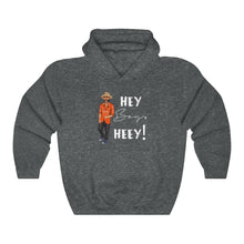 Load image into Gallery viewer, Hey Boy Heey! White Logo Hooded Sweatshirt