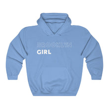 Load image into Gallery viewer, Brooklyn Girl White Hooded Sweatshirt