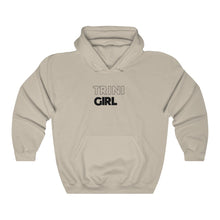 Load image into Gallery viewer, Trini Girl Black Hooded Sweatshirt