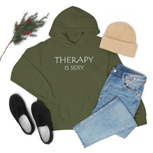 Load image into Gallery viewer, Therapy is Sexy Hooded Sweatshirt