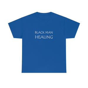 Black Man Healing Unisex Heavy Cotton Tee