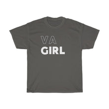 Load image into Gallery viewer, VA Girl White Unisex Heavy Cotton Tee