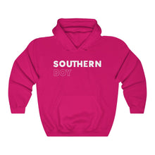 Load image into Gallery viewer, Southern Boy White Hooded Sweatshirt