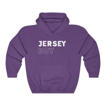 Load image into Gallery viewer, Jersey Boy White Hooded Sweatshirt