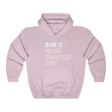 Load image into Gallery viewer, She's From Choc'Lit City Unisex Heavy Blend™ Hooded Sweatshirt