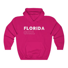 Load image into Gallery viewer, Florida Girl White Hooded Sweatshirt
