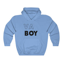 Load image into Gallery viewer, VA Boy Black Hooded Sweatshirt