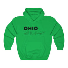 Load image into Gallery viewer, Ohio All-Day Black Hooded Sweatshirt