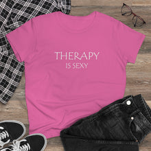 Load image into Gallery viewer, Therapy is Sexy Midweight Cotton Tee