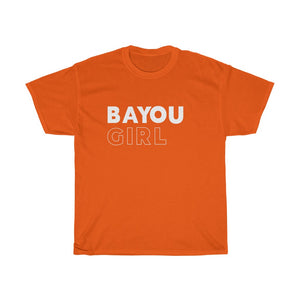 Bayou Girl White Unisex Heavy Cotton Tee