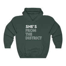 Load image into Gallery viewer, She's From the District Unisex Heavy Blend™ Hooded Sweatshirt