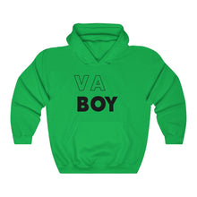 Load image into Gallery viewer, VA Boy Black Hooded Sweatshirt