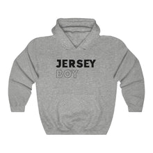 Load image into Gallery viewer, Jersey Boy Black Hooded Sweatshirt