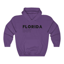 Load image into Gallery viewer, Florida Boy Black Hooded Sweatshirt