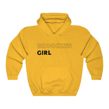 Load image into Gallery viewer, Brooklyn Girl Black Hooded Sweatshirt