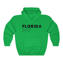 Load image into Gallery viewer, Florida Boy Black Hooded Sweatshirt