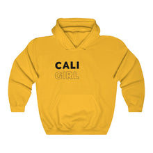 Load image into Gallery viewer, Cali Girl Black Hooded Sweatshirt