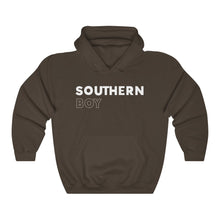 Load image into Gallery viewer, Southern Boy White Hooded Sweatshirt