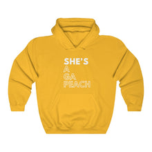 Load image into Gallery viewer, She's A GA Peach Unisex Heavy Blend™ Hooded Sweatshirt