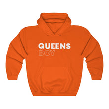 Load image into Gallery viewer, Queens Boy White Hooded Sweatshirt