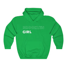 Load image into Gallery viewer, Brooklyn Girl White Hooded Sweatshirt