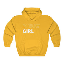 Load image into Gallery viewer, Philly Girl White Hooded Sweatshirt
