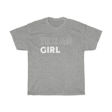 Load image into Gallery viewer, Texas Girl White Unisex Heavy Cotton Tee