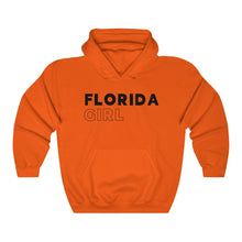 Load image into Gallery viewer, Florida Girl Black Hooded Sweatshirt