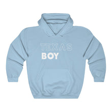 Load image into Gallery viewer, Texas Boy White Hooded Sweatshirt