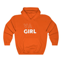 Load image into Gallery viewer, VA Girl White Hooded Sweatshirt