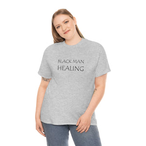 Black Man Healing Unisex Heavy Cotton Tee