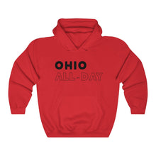 Load image into Gallery viewer, Ohio All-Day Black Hooded Sweatshirt