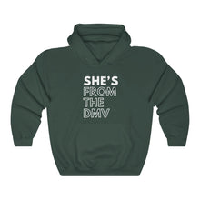 Load image into Gallery viewer, She's From the DMV Unisex Heavy Blend™ Hooded Sweatshirt