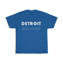 Load image into Gallery viewer, Detroit All-Day White Unisex Heavy Cotton Tee