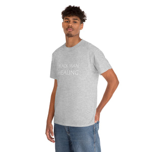 Black Man Healing Unisex Heavy Cotton Tee