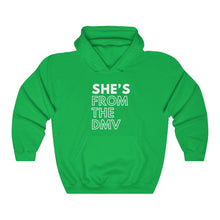 Load image into Gallery viewer, She's From the DMV Unisex Heavy Blend™ Hooded Sweatshirt
