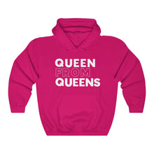 Load image into Gallery viewer, Queen From Queens White Hooded Sweatshirt