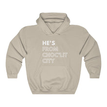 Load image into Gallery viewer, He's from Choc'Lit City Unisex Heavy Blend™ Hooded Sweatshirt