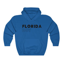 Load image into Gallery viewer, Florida Boy Black Hooded Sweatshirt