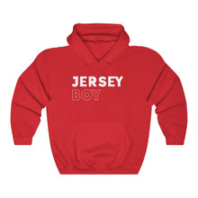 Load image into Gallery viewer, Jersey Boy White Hooded Sweatshirt
