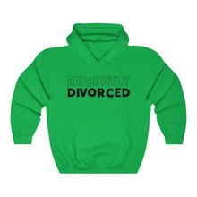 Load image into Gallery viewer, Recently Divorced Black Hooded Sweatshirt