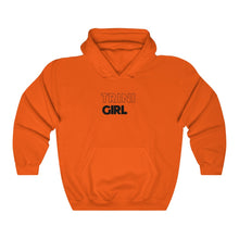 Load image into Gallery viewer, Trini Girl Black Hooded Sweatshirt