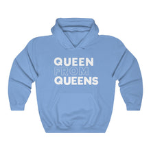 Load image into Gallery viewer, Queen From Queens White Hooded Sweatshirt
