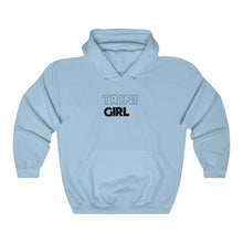 Load image into Gallery viewer, Trini Girl Black Hooded Sweatshirt